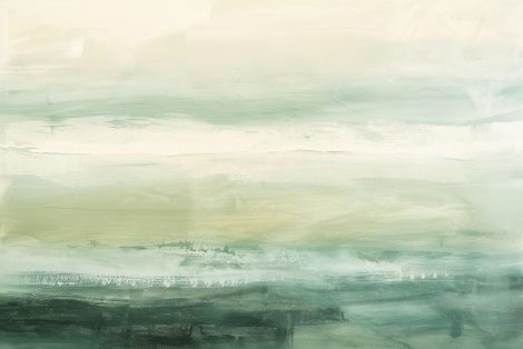 Misty Horizon in Sage and Cream