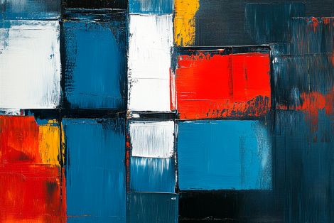 Bold Grid of Urban Colors