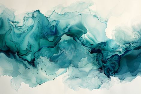 Teal Currents in Fluid Motion