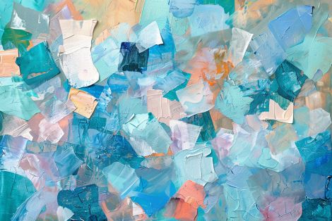 Ocean Breeze in Turquoise and Coral