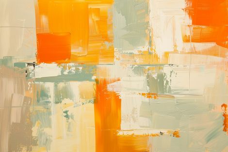 Citrus Glow Through Morning Haze
