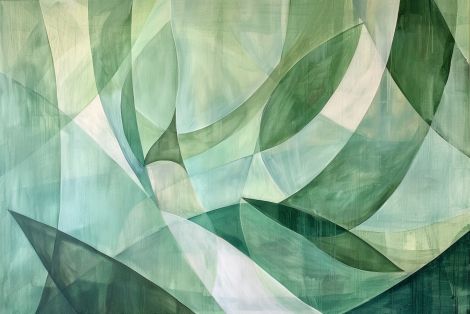 Emerald Currents in Flowing Light