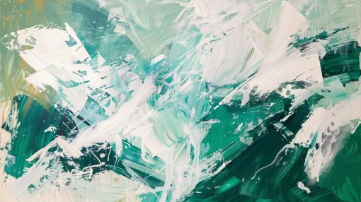 Emerald Storm Across the Horizon