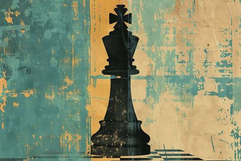 Royal Gambit in Teal and Gold