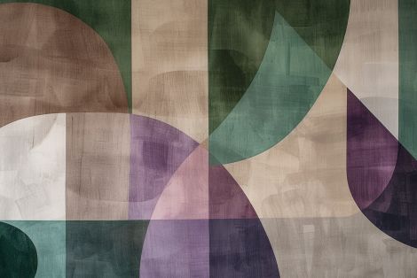 Overlapping Arcs in Muted Harmony