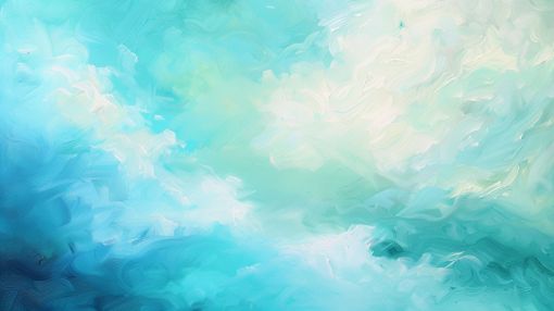 Ethereal Turquoise Sky Breaking Through