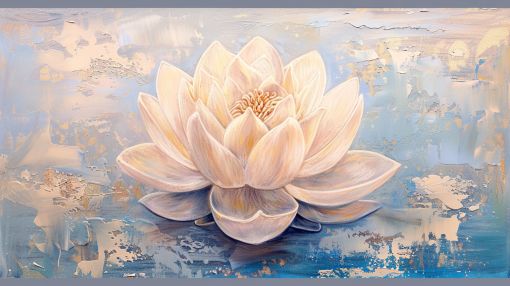 Golden Lotus in Tranquil Waters