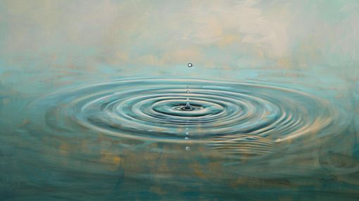 Ripples of Stillness on Calm Waters