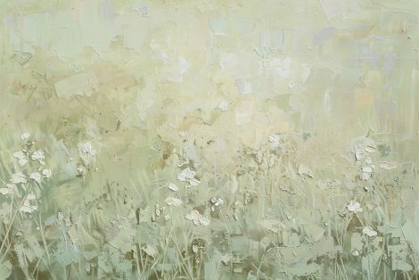 Wildflowers in Soft Morning Haze