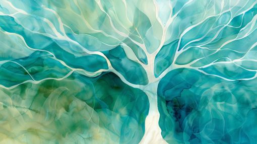Ethereal Tree of Flowing Waters