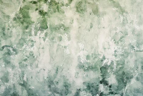 Weathered Emerald Patina on Stone