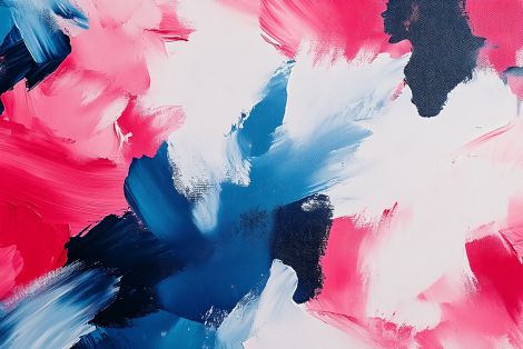 Bold Strokes in Pink and Blue
