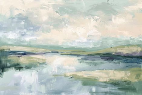 Soft Morning Light Over Marshlands