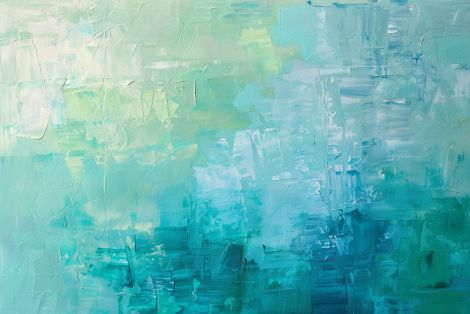 Serene Teal Waters in Motion
