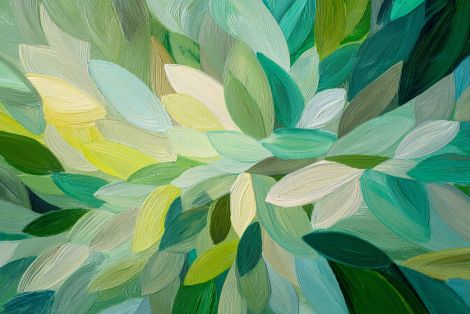 Verdant Petals in Radiant Bloom