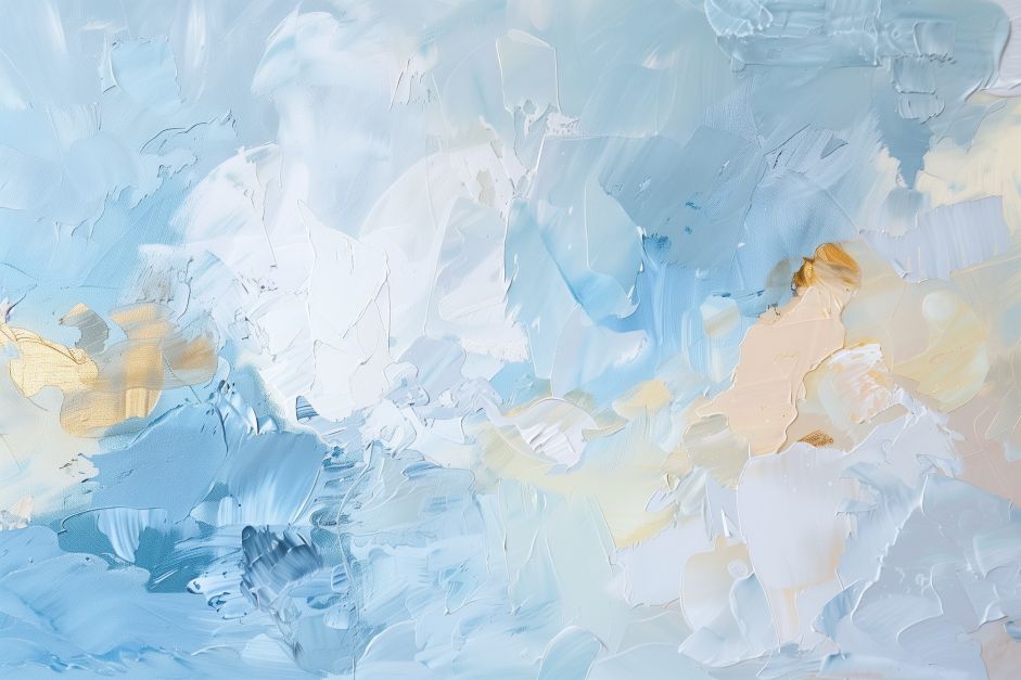 Ethereal Skies in Soft Blue
