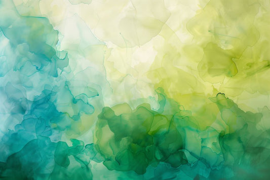 Emerald Mist Rising Through Sunlight
