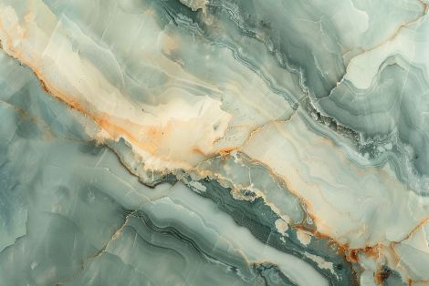 Jade Marble Veins With Golden Threads