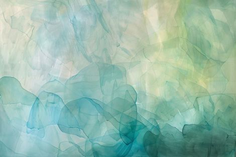 Ethereal Tides in Aqua and Jade