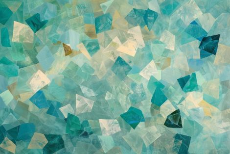 Scattered Gems in Aqua Light