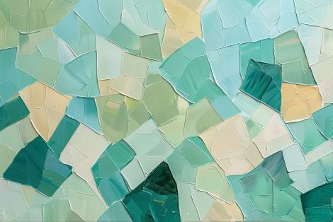 Mosaic Fragments in Coastal Greens