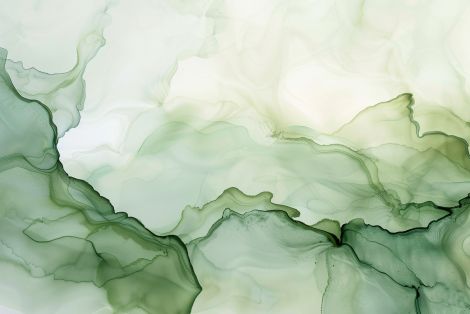 Emerald Mist Rising Through Stillness