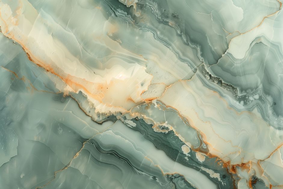 Jade Onyx Veins of Gold