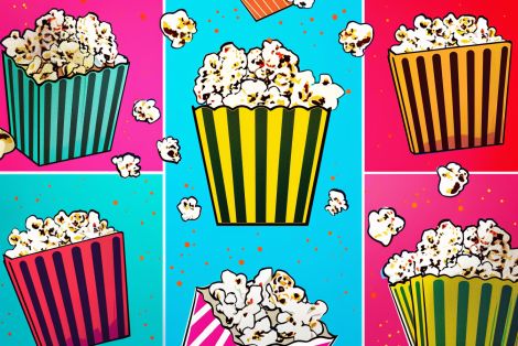Popcorn Party Pop Art Explosion
