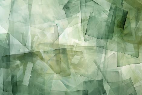 Verdant Layers of Translucent Glass