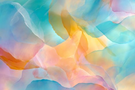 Flowing Veils of Pastel Light