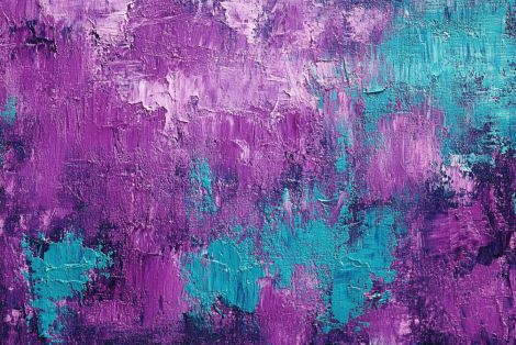 Violet Storm Over Turquoise Waters
