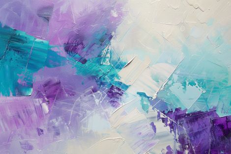 Violet Breeze Through Turquoise Skies