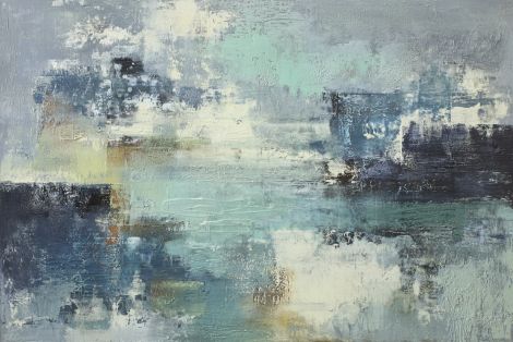 Misty Harbour in Fading Light