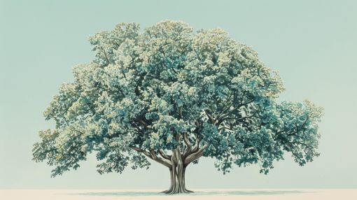 Majestic Oak in Soft Serenity
