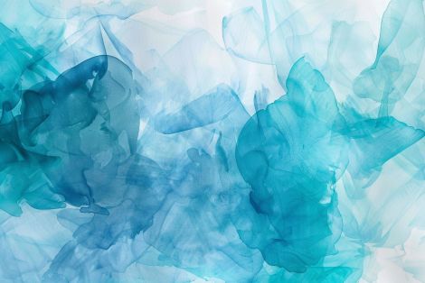 Oceanic Whispers in Flowing Teal