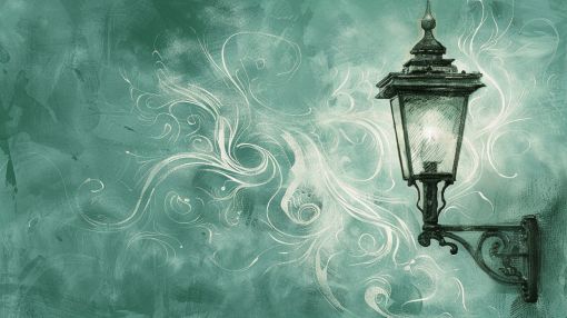 Ethereal Glow of the Street Lamp