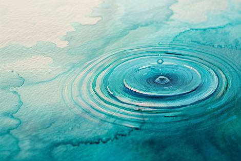 Turquoise Ripples in Tranquil Waters