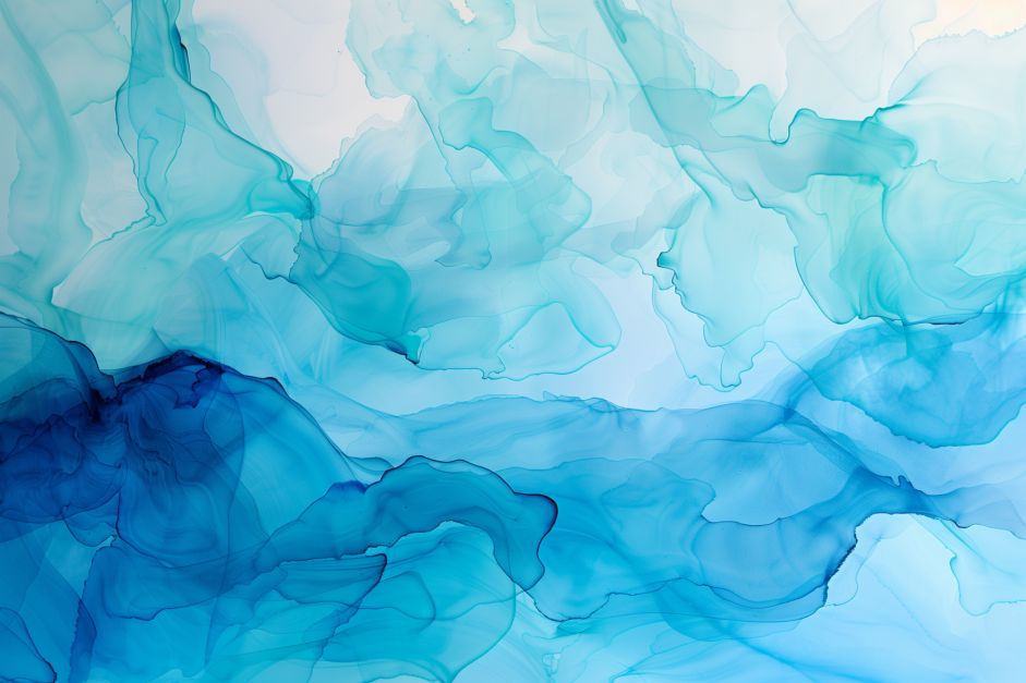 Flowing Tides of Azure Serenity
