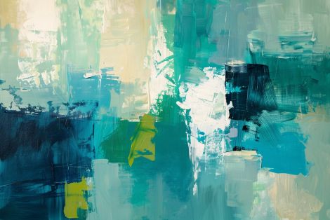 Teal Reverie in Coastal Light