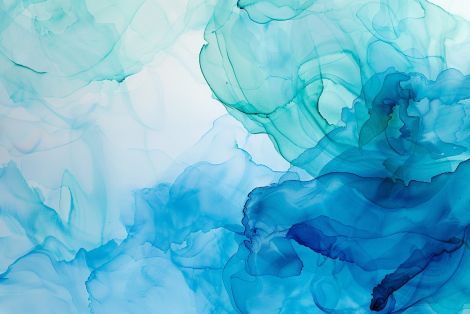 Oceanic Whispers in Flowing Teal