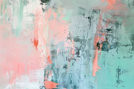 Coral Mist on Weathered Sage