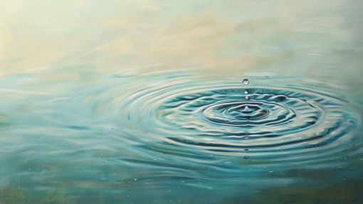 Gentle Ripple on Tranquil Waters