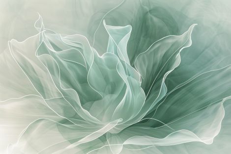 Ethereal Sage Bloom in Soft Light