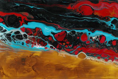Molten Shores of Crimson Tide
