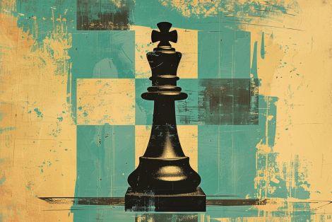 Royal Gambit in Teal and Gold