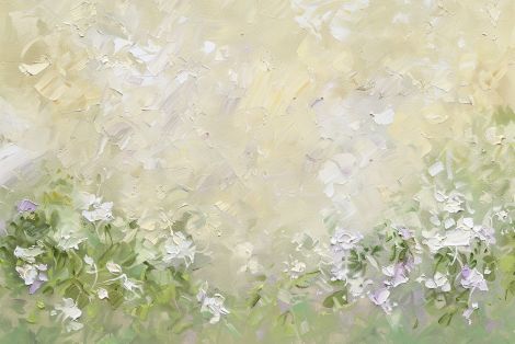 Soft Meadow Blooms in Spring Light