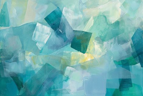Emerald Fragments in Soft Light