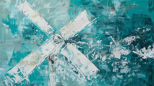 Turquoise Winds of the Windmill