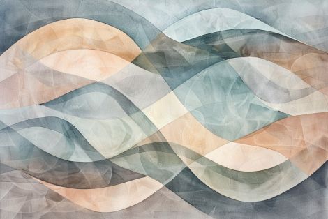 Flowing Waves in Muted Harmony