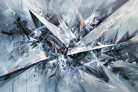 Crystalline Shatter in Frozen Light
